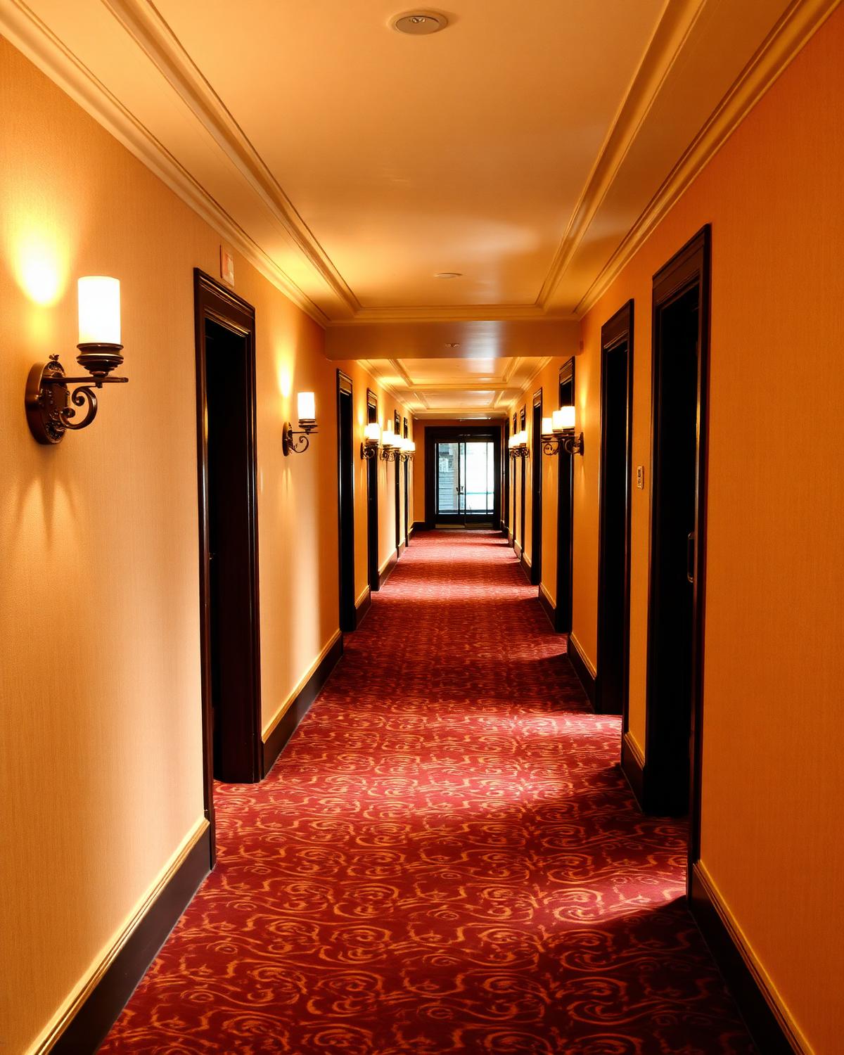 Hotel corridor